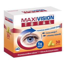 Maxivision Total, 30kaps. - Wpływa korzystnie na wzrok