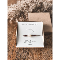 Pakamera Bransoletka znak zodiaku Baran granat