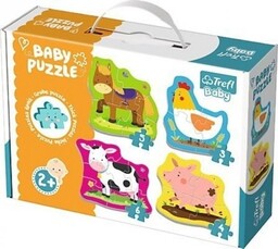Puzzle BABY CLASSIC Zwierzęta na Safari TREFL 36073