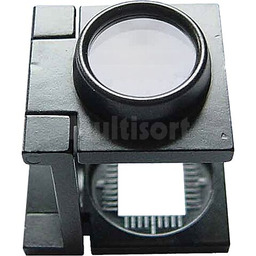 Lupa składana 14mm o powiększeniu x10 z podziałką