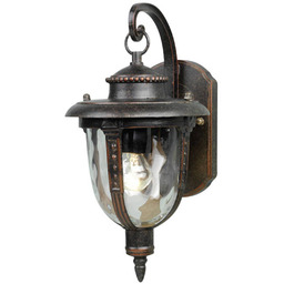 Elstead Kinkiet zewnętrzny St. Louis, możliwość ściemniania, brązowy