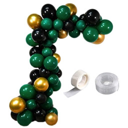 Girlanda balonowa zieleń butelkowa z taśmą Zestaw