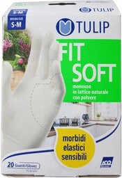 ICO GUANTI Rękawiczki lateksowe Tulip Fit Soft (rozmiar