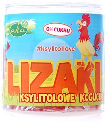Lizaki Koguciki 0% Cukru Owocowe z Ksylitolem 50