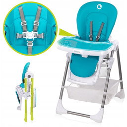 Krzesełko Do Karmienia Lionelo Linn Plus Turkus