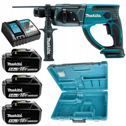 Młotowiertarka udarowa Makita akumulatorowa 18V DHR202RTE3 3xakum ładow.