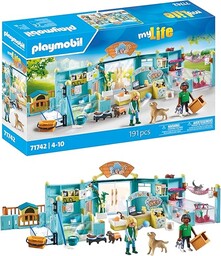 PLAYMOBIL My Life Hotel dla zwierząt Zabawki