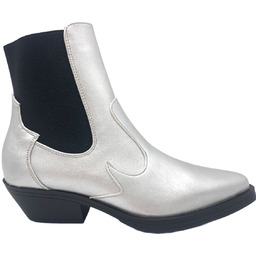 Buty damskie botki kowbojki srebrne hit Only rozmiar