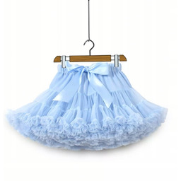 Tiulowa spódniczka 92 tutu pettiskirt błękitna