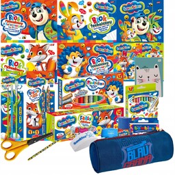 Wyprawka Bambino Szkolna Duży Zestaw do szkoły Piórnik