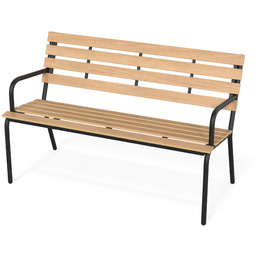 Ławka ogrodowa 130 cm Forio - Beżowa