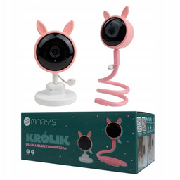 Niania kamera elektroniczna Królik różowy WiFI Mary's