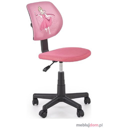 Fotel obrotowy młodzieżowy BINGO Halmar Różowy