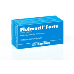 FLUIMUCIL Forte 600 mg - 10 tabletek ->