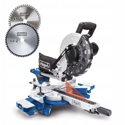 Piła Ukośnica Z Posuwem Scheppach HM254 Softstart Tarcza