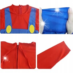 STRÓJ SUPER MARIO PRZEBRANIE DLA CHŁOPCA KOSTIUM