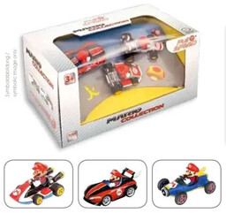 Zestaw pojazdów Mario Kart 3-pak pull&speed