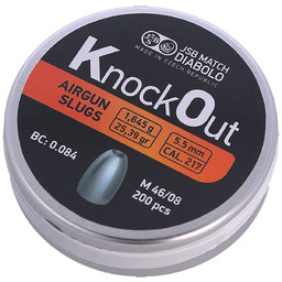 Śrut JSB KnockOut Slugs .217 / 5.5 mm
