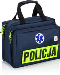 Torba medyczna na zestaw ratowniczy, napis POLICJA -