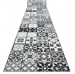 CHODNIK podgumowany 57cm AZULEJO PATCHWORK, PŁYTKI LIZBOŃSKIE szary