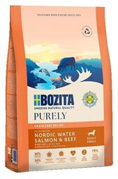 BOZITA Purely łosoś i wołowina dorosłe małe rasy