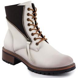 Botki damskie workery beżowe Vinceza 26-58559