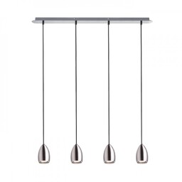 BABADES IV lampa wisząca nikiel mat 230V GU10