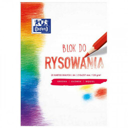 Blok malarski A4/120g biały 20 kartek OXFORD /400093194/