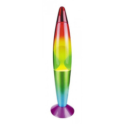 Lampka Lawa - Lampa Lava 42cm Tęczowa