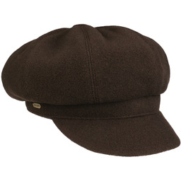 Czapka Kaszkiet Uni Wool Mix by McBURN, brązowy,