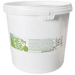 Grunt gesso, biały uniwersalny podkład malarski, Renesans 2.5