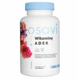 Osavi Witaminy ADEK z naturalnym beta-karotenem - 120