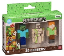 P.m.i. Kids World MINECRAFT 3D ERASERS - 3