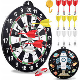Zestaw Gra Darta Tablica Tarcza Magnetyczna Rzutki Lotki