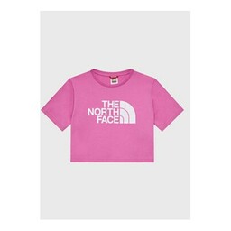 The North Face T-Shirt Crop Easy NF0A83EU Różowy