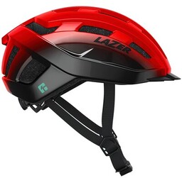 LAZER Kask rowerowy Codax KinetiCore Czerwono-czarny MTB (uniwersalny)