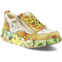 Laura Vita Żółte Sneakersy Modne Obuwie Damskie Edycja