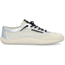 Hiszpańskie sneakersy barefoot - HISPANITAS SHV264573 BIAŁO-SREBRNE
