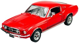 Welly 1967 Ford Mustang Gt Czerwony 1:24 Samochód