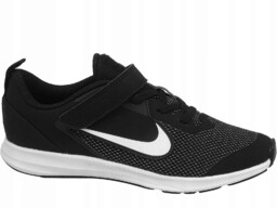 Nike Downshifter Czarne Buty Dziecięce Gumka Rzep