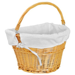 VÖGEL Koszyk wiklinowy na rower VKS-702 Stylowy Biały