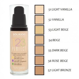 Bourjois 123 Perfect Foundation 54 Beige 30ml podkład