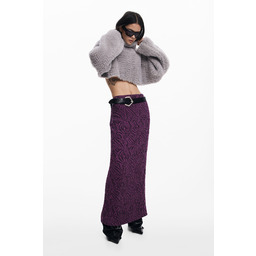 Ołówkowa spódnica fale