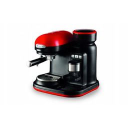Kolbowy Ekspres Ciśnieniowy Ariete Espresso Moderna 1080W czerwony