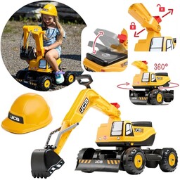 FALK Koparka JCB DIGGER Obrotowa Żółta Ruchoma Łyżka