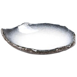 Talerz prezentacyjny SILK 203 mm szary - Fine