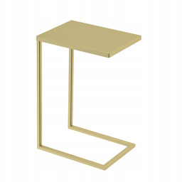 Pavolo Stolik Pomocniczy Boczny Złoty Pod Laptop Loft