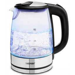 Czajnik Elektryczny Zelmer ZCK8024 1,7L 2200W Inox Szkło