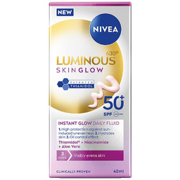 NIVEA Luminous 630 Skin Glow SPF50+ krem