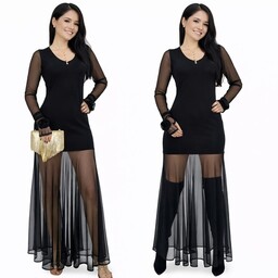 Pakamera Sukienka maxi transparentna wieczorowa r 34-46